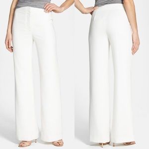Vince Camuto White Wide Leg Dress Pants